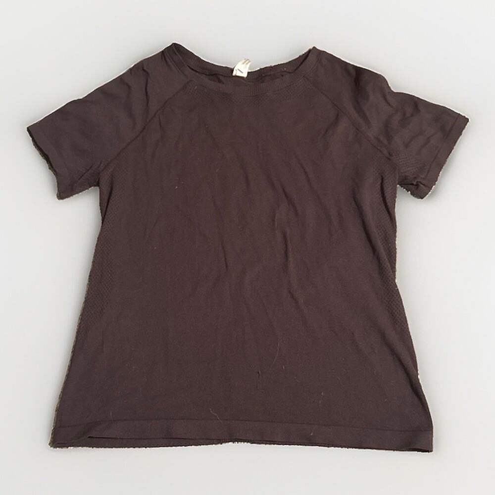 Chocolate brown 90 degree by Reflex Women's Fleece Athletic Shirt Size Large